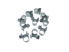 Hose clamps universal 7-8.5mm (25 pieces)