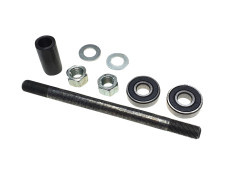 Axle conversion kit to fixed bearings for Puch Grimeca snowflake front wheel