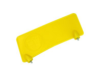 Front mudguard yellow plate with Puch Logo