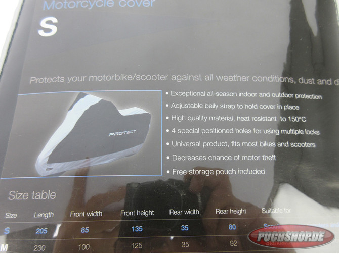 Moped protective cover Protect luxe S photo