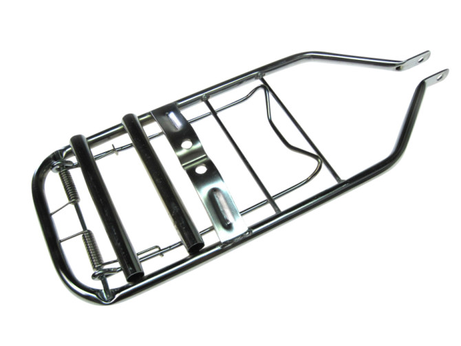 Luggage carrier Puch Maxi S rear chrome with lock holder photo