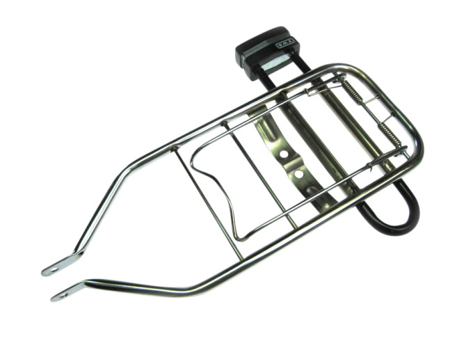 Luggage carrier Puch Maxi S rear chrome with lock holder photo