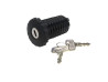 Fuel cap 30mm with lock small black thumb extra