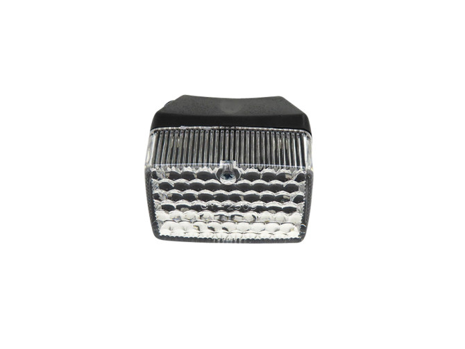 Taillight small black diamond pattern LED 6V with optional brake light photo