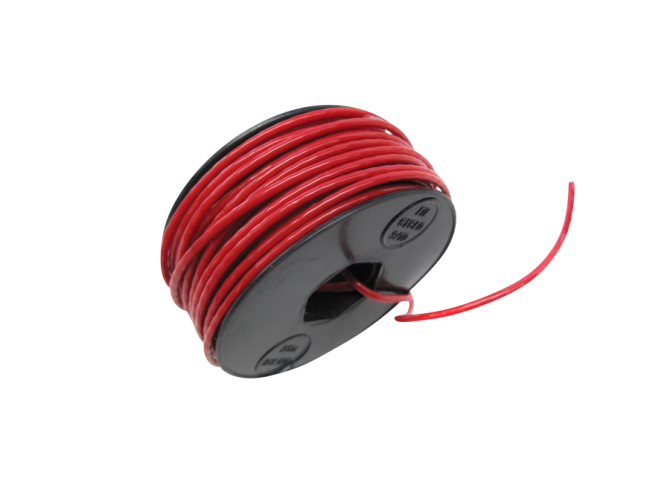 Electrisch draad rood per meter main