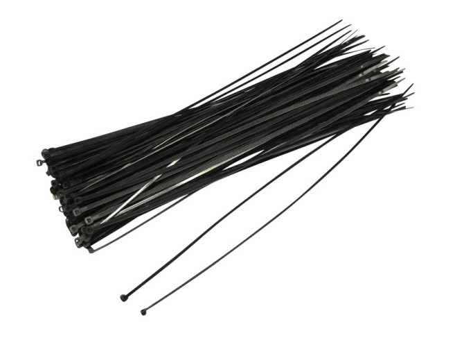 Kabelbinder tiewraps zwart 29 cm main