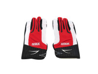 Handschoen MKX cross rood / wit