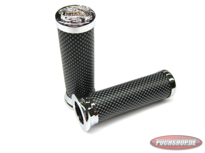 Handle grips carbon look 24mm / 22mm main