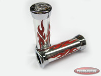 Handle grips Tribal red 24mm / 22mm