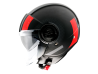 Helm MT Jet Viale Phantom SV mat zwart / rood thumb extra
