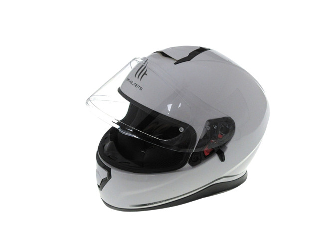 Helm MT Thunder III sv Solid wit main