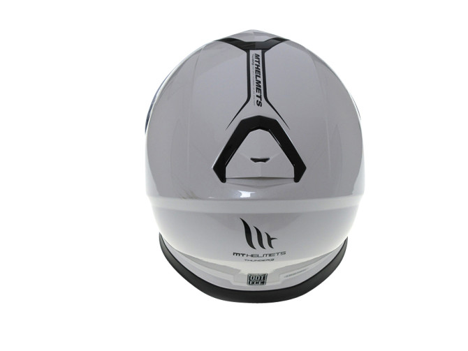 Helm MT Thunder III sv Solid wit photo