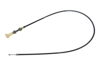 Choke kabel Puch 2 / 3 versnellingen zwart met witte knop