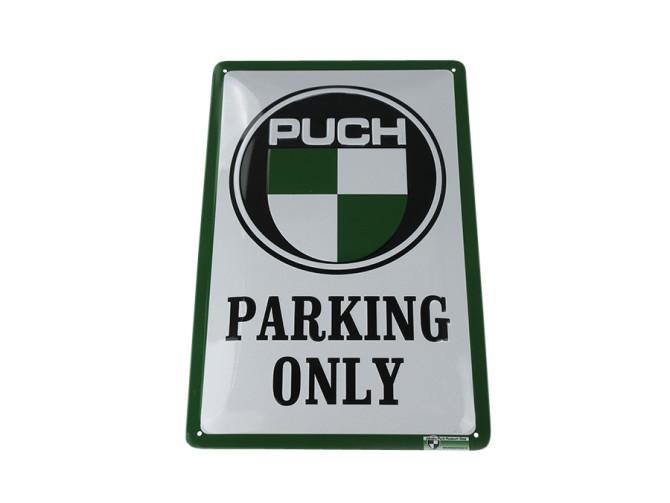 Bord Puch Parking Only bord 30x20cm main