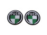 Onderzetters set Puch logo 2 delig 95mm thumb extra