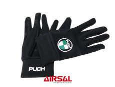 Glove softshell black with Puch logo