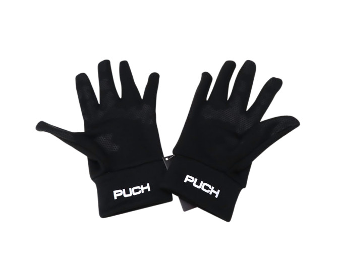 Handschoen softshell zwart met Puch Logo photo