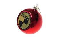 Puch kerstbal rood