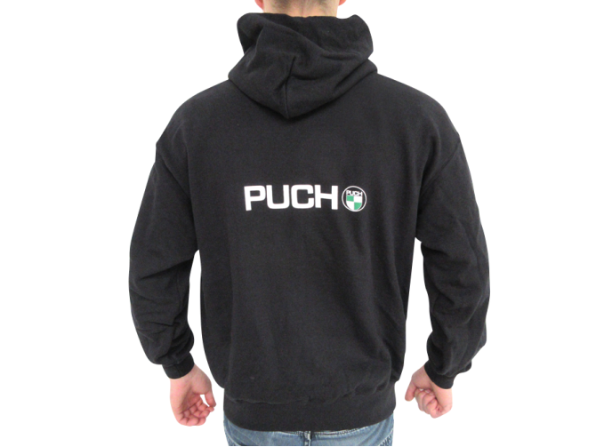 Hoodie met Puch logo voor en achter photo
