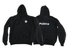Hoodie met Puch logo voor en achter