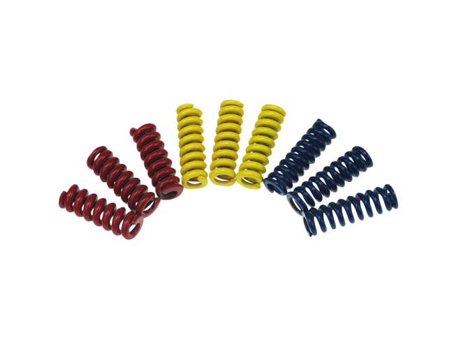 Koppelingsveren set Puch E50 9 stuks (blauw / geel / rood) main