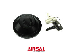 Fuel cap bajonet lock 30mm with keys black