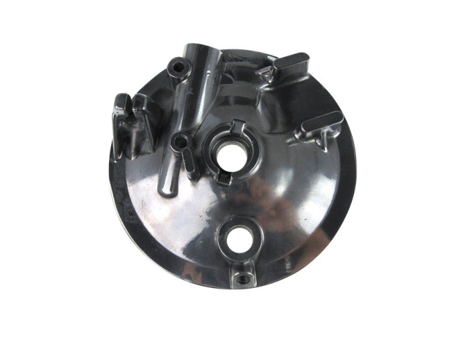 Hub brake anchor plate front wheel Puch MV / MS / VS / DS polished aluminium  main