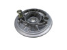 Hub brake anchor plate front wheel Puch MV / MS / VS / DS polished aluminium  thumb extra
