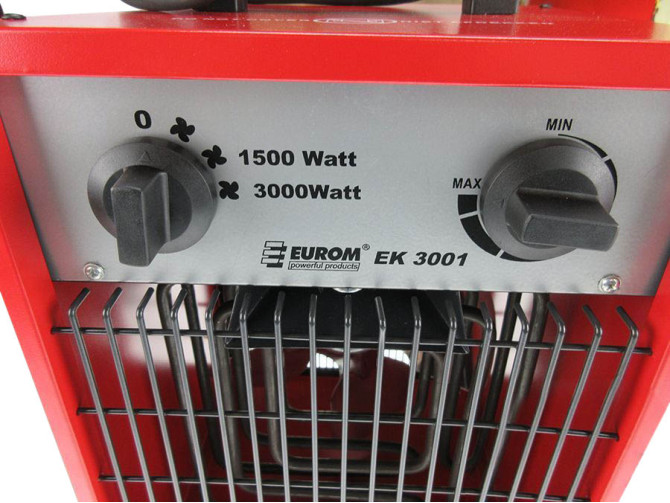Robust metal ventilator heater 3000W photo