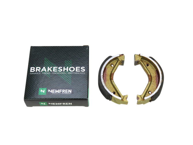 Brake shoes Puch models with half hub Newfren main