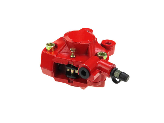 Brake caliper M10x1 as Brembo red complete for certain EBR front forks  photo