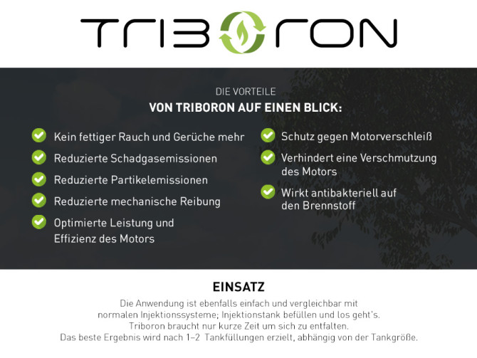 Triboron 2-Takt Injection 500ml (Öl Ersatz) 2 Flaschen photo