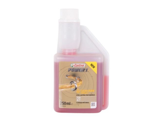 2-stroke oil Castrol Power 1 (RS) to go 250ml with a dispensing cap (5x offer) photo