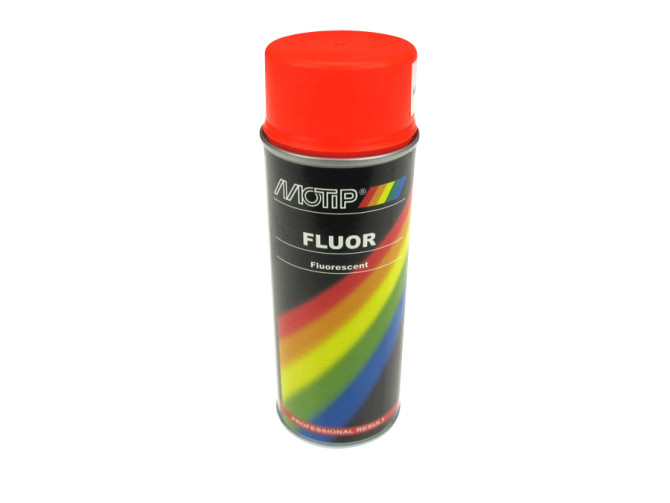 Motip spray paint fluor orange / red 400ml main