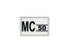 Sticker gereedschapbakje Puch MC 50II