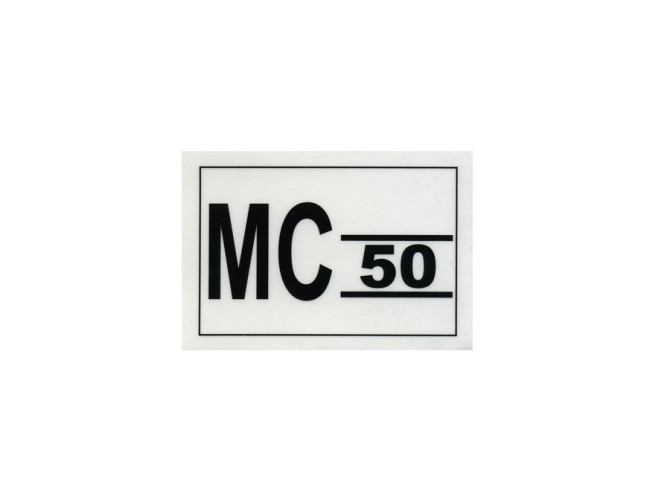 Sticker gereedschapbakje Puch MC 50II main