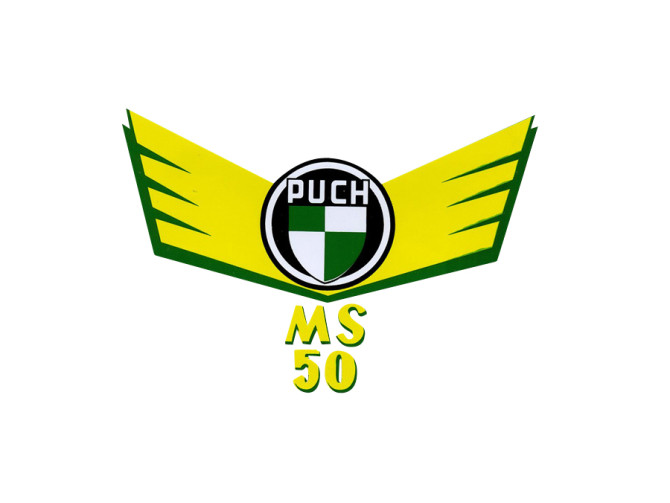 Transfer sticker achterspatbord voor Puch MS 50 main