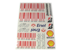 Sponsor sticker kit Shell / Alice