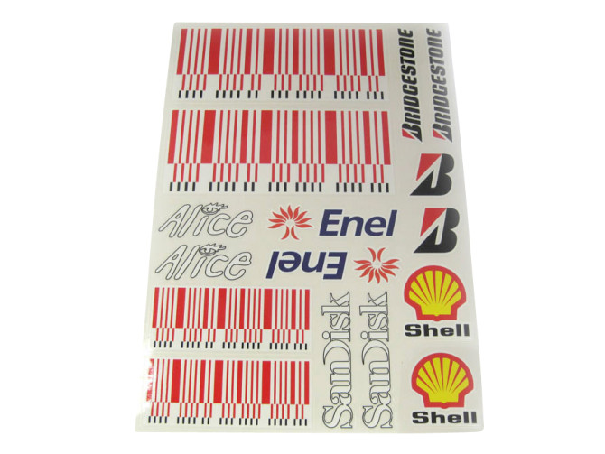 Sponsor sticker kit Shell / Alice main