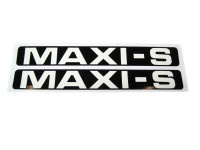 Fairing sticker set Maxi S white / black
