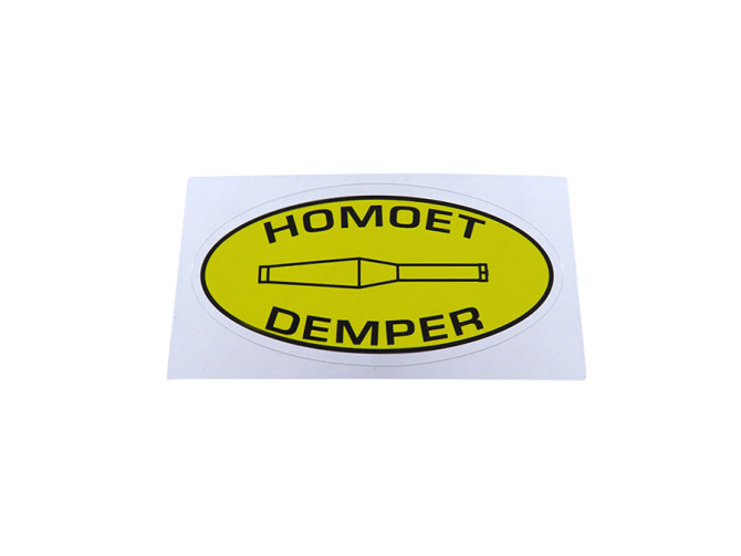 Sticker Homoet Demper origineel main