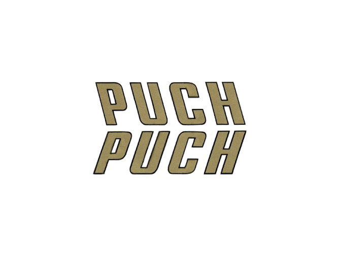 Sticker Puch logo 92x26mm main