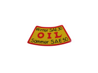 Oldskool olie sticker