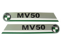 Tank transfer sticker set voor Puch MV 50