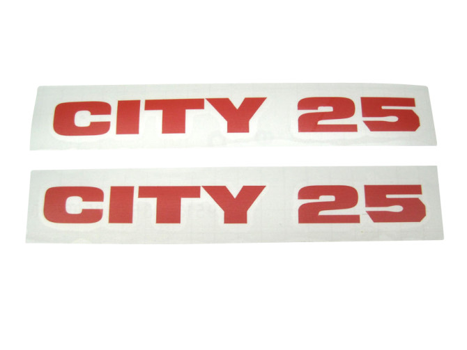 Zijkap sticker set City25 oranje main
