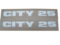 Zijkap sticker set City25 wit