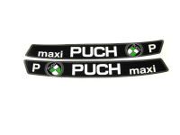 Tank transfer sticker set voor Puch Maxi P