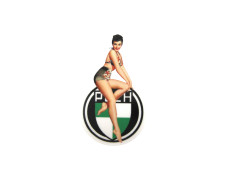 Puch pin-up sticker 2
