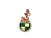 Puch pin-up sticker 1