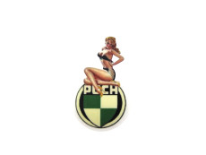 Puch pin-up sticker 1